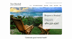 Desktop Screenshot of natemarshallcounseling.com
